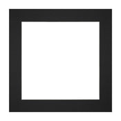 Passe Partout 20x20cm Carton Noir Bord Droit De Face | yourdeclineoration.com