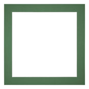 Passe Partout 20x20cm Carton Vert Foret Bord 4cm Droit De Face | yourdeclineoration.com