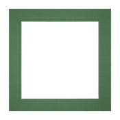 Passe Partout 20x20cm Carton Vert Foret Bord Droit De Face | yourdeclineoration.com