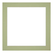 Passe Partout 20x20cm Carton Vert Menthe Bord 4cm Droit De Face | yourdeclineoration.com