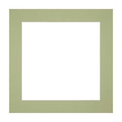 Passe Partout 20x20cm Carton Vert Menthe Bord Droit De Face | yourdeclineoration.com