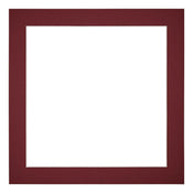 Passe Partout 20x20cm Carton Vin Rouge Bord 4cm Droit De Face | yourdeclineoration.com