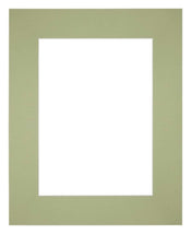 Passe Partout 20x25cm Carton Vert Menthe Bord Droit De Face | yourdeclineoration.com