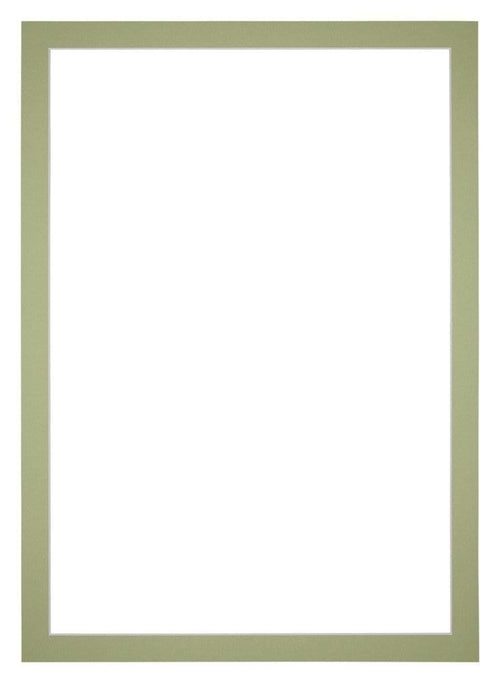 Passe Partout 20x28cm Carton Vert Menthe Bord 3cm Droit De Face | yourdeclineoration.com