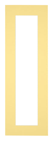 Passe Partout 20x60cm Carton Jaune Bord 5cm Droit De Face | yourdeclineoration.com