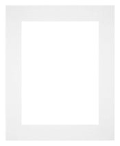 Passe Partout 24x30cm Carton Blanc Bord 6cm Droit De Face | yourdeclineoration.com
