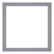 Passe Partout 25x25cm Carton Gris Bord 3cm Droit De Face | yourdeclineoration.com