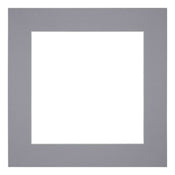 Passe Partout 25x25cm Carton Gris Bord 6cm Droit De Face | yourdeclineoration.com