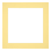 Passe Partout 25x25cm Carton Jaune Bord 5cm Droit De Face | yourdeclineoration.com