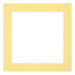 Passe Partout 25x25cm Carton Jaune Bord 5cm Droit De Face | yourdeclineoration.com