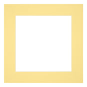 Passe Partout 25x25cm Carton Jaune Bord 6cm Droit De Face | yourdeclineoration.com
