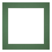 Passe Partout 25x25cm Carton Vert Foret Bord 5cm Droit De Face | yourdeclineoration.com