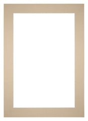 Passe Partout 25x35cm Carton Beige Bord 6cm Droit De Face | yourdeclineoration.com