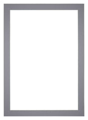 Passe Partout 25x35cm Carton Gris Bord 4cm Droit De Face | yourdeclineoration.com