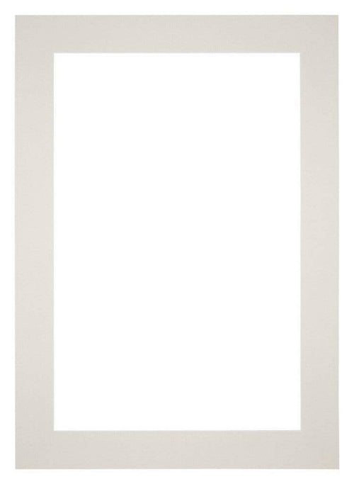 Passe Partout 25x35cm Carton Gris Clair Bord 6cm Droit De Face | yourdeclineoration.com