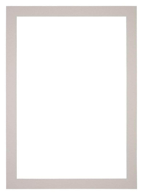 Passe Partout 25x35cm Carton Gris Graniet Bord 4cm Droit De Face | yourdeclineoration.com