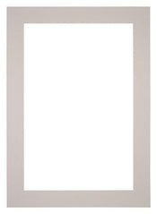 Passe Partout 25x35cm Carton Gris Graniet Bord 6cm Droit De Face | yourdeclineoration.com