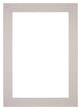 Passe Partout 25x35cm Carton Gris Graniet Bord 6cm Droit De Face | yourdeclineoration.com