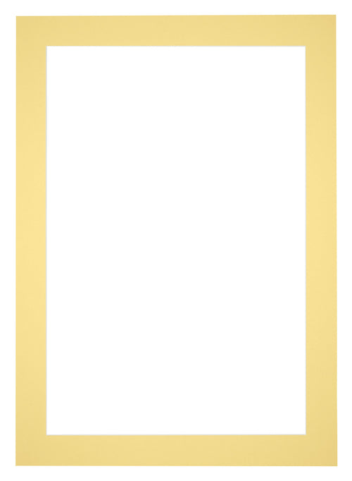 Passe Partout 25x35cm Carton Jaune Bord 5cm Droit De Face | yourdeclineoration.com