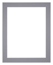 Passe Partout 28x35cm Carton Gris Bord 4cm Droit De Face | yourdeclineoration.com
