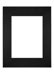 Passe Partout 28x35cm Carton Noir Bord Droit De Face | yourdeclineoration.com