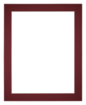 Passe Partout 28x35cm Carton Vin Rouge Bord 4cm Droit De Face | yourdeclineoration.com