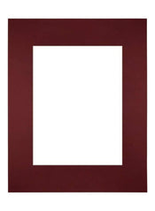 Passe Partout 28x35cm Carton Vin Rouge Bord Droit De Face | yourdeclineoration.com