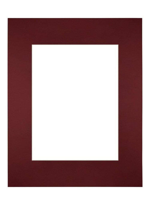 Passe Partout 28x35cm Carton Vin Rouge Bord Droit De Face | yourdeclineoration.com
