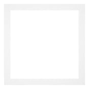 Passe Partout 30x30cm Carton Blanc Bord 3cm Droit De Face | yourdeclineoration.com