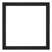 Passe Partout 30x30cm Carton Noir Bord 3cm Droit De Face | yourdeclineoration.com