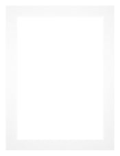 Passe Partout 30x40cm Carton Blanc Bord 3cm Droit De Face | yourdeclineoration.com