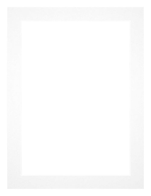 Passe Partout 30x40cm Carton Blanc Bord 3cm Droit De Face | yourdeclineoration.com