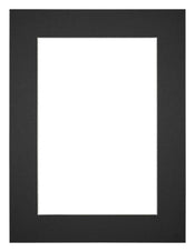 Passe Partout 30x40cm Carton Noir Bord 5cm Droit De Face | yourdeclineoration.com