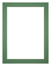 Passe Partout 30x40cm Carton Vert Foret Bord 3cm Droit De Face | yourdeclineoration.com