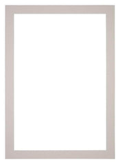 Passe Partout 30x42cm Carton Gris Graniet Bord 4cm Droit De Face | yourdeclineoration.com