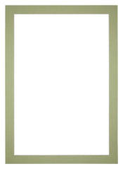 Passe Partout 30x42cm Carton Vert Menthe Bord 4cm Droit De Face | yourdeclineoration.com