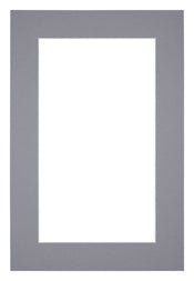 Passe Partout 30x45cm Carton Gris Bord 5cm Droit De Face | yourdeclineoration.com