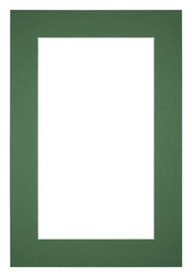 Passe Partout 30x45cm Carton Vert Foret Bord 5cm Droit De Face | yourdeclineoration.com