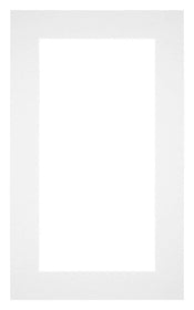 Passe Partout 30x50cm Carton Blanc Bord 5cm Droit De Face | yourdeclineoration.com