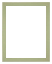 Passe Partout 35x45cm Carton Vert Menthe Bord 3cm Droit De Face | yourdeclineoration.com