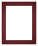 Passe Partout 35x45cm Carton Vin Rouge Bord 5cm Droit De Face | yourdeclineoration.com