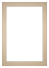 Passe Partout 35x50cm Carton Beige Bord 5cm Droit De Face | yourdeclineoration.com