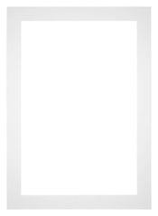 Passe Partout 35x50cm Carton Blanc Bord 5cm Droit De Face | yourdeclineoration.com