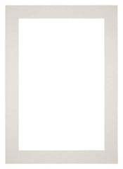 Passe Partout 35x50cm Carton Gris Clair Bord 6cm Droit De Face | yourdeclineoration.com