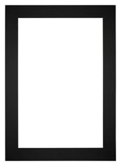 Passe Partout 35x50cm Carton Noir Bord 6cm Droit De Face | yourdeclineoration.com