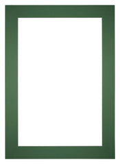 Passe Partout 35x50cm Carton Vert Foret Bord 6cm Droit De Face | yourdeclineoration.com