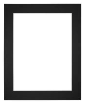 Passe Partout 40x45cm Carton Noir Bord 5cm Droit De Face | yourdeclineoration.com