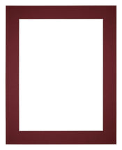 Passe Partout 40x50cm Carton Vin Rouge Bord 5cm Droit De Face | yourdeclineoration.com