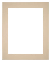 Passe Partout 40x55cm Carton Beige Bord 5cm Droit De Face | yourdeclineoration.com