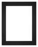 Passe Partout 40x55cm Carton Noir Bord 5cm Droit De Face | yourdeclineoration.com